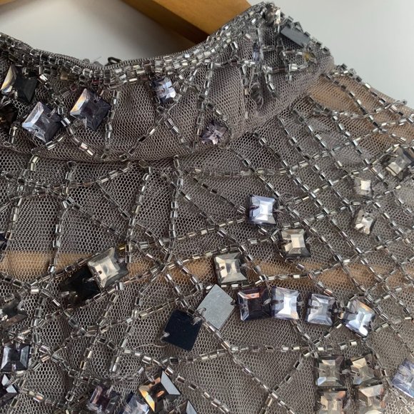 asos sequin silver dress - Picture 5 of 10